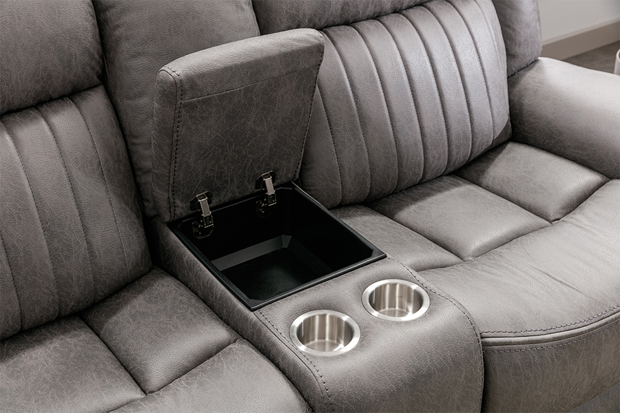 RC-7756 폴리 에스테르 기술 패브릭 수동 리클 라이닝 러브 즈가있는 콘솔